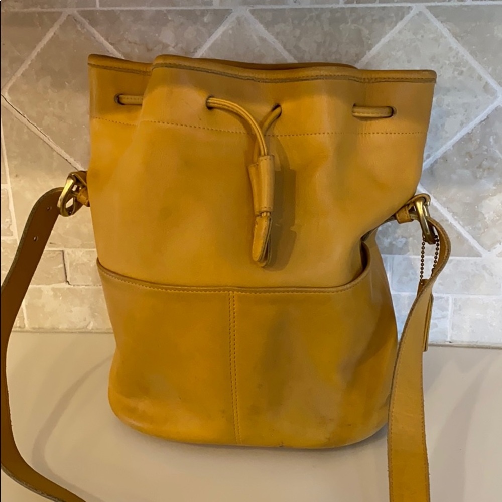 Coach bucket purse